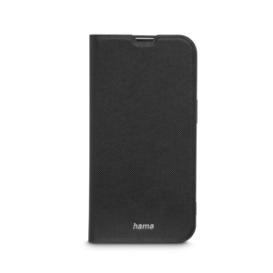 Husa pentru iPhone 14 Hama, neagra, cu suport, doua carduri, anti-fingerprint - Img 8
