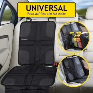 Husa pentru scaun auto DUNLOP - 121x45 cm, impermeabila, cu organizator - Img 4