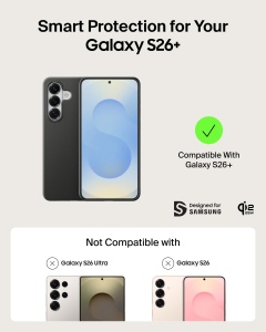 Husa protectie Belkin SheerForce pentru Samsung Galaxy S26, 4m protectie, neagra - Img 2