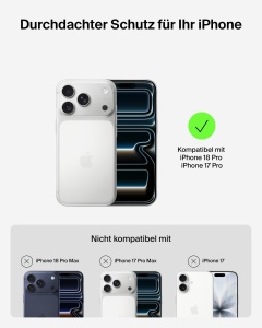 Husa protectoare Belkin Protect pentru iPhone 18 Pro17 Pro Negru, MagSafe - Img 2