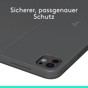 Husa Tastatura Logitech Combo Touch pentru iPad Pro 13, cu Trackpad, Iluminare, Negru - Img 5