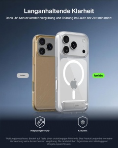 Husa telefon Belkin Clear cu stand pentru iPhone 18 Pro Max - Img 7