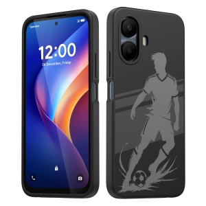 Husa telefon TCL K70, TPU, rezistenta la socuri, neagra