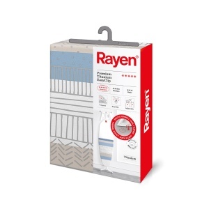 Husa universala Rayen pentru masa de calcat 130x47 cm 4 straturi premium sistem EasyClip