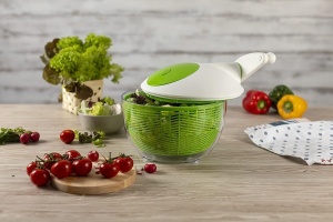 Ibili Essential Centrifuga Salata 26 cm AlbVerde Plastic - Img 4