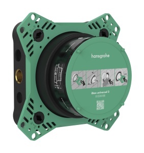 iBox universal 2 hansgrohe pentru instalare sub tencuiala, compatibil cu seturi 2023