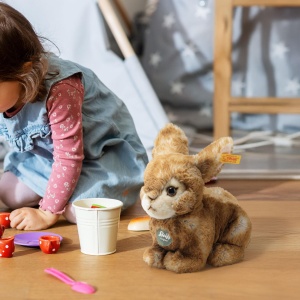 Iepuras de plus Steiff Melly, 20 cm, din material reciclat, moale si usor de spalat - Img 2