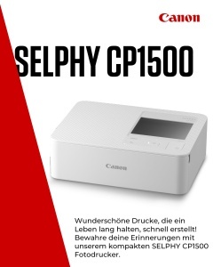 Imprimanta foto Canon SELPHY CP1500 cu WLAN si set hartie - Img 2