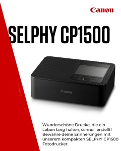 Imprimanta foto Canon SELPHY CP1500, wireless, compacta, neagra - Img 2