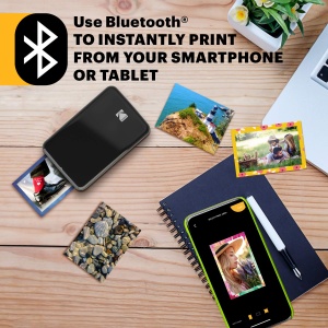 Imprimanta foto portabila KODAK Step Bluetooth Tehnologie ZINK Negru - Img 2