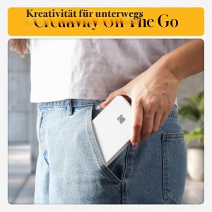 Imprimanta foto portabila KODAK Step Slim, design compact, 20 pack Zink - Img 7