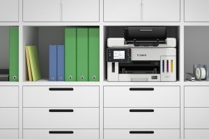 Imprimanta multifunctionala Canon MAXIFY GX6550, 3-in-1, 350 coli, alba - Img 8