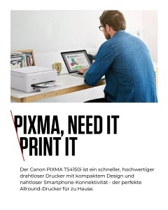 Imprimanta Multifunctionala Canon PIXMA TS4150i Wi-Fi Duplex - Img 3