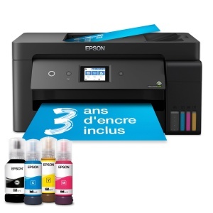 Imprimanta multifunctionala cu rezervor de cerneala Wi-Fi Epson EcoTank ET-15000 A3 cu rezerva de cerneala inclusa timp de pana la 3 ani