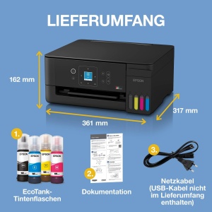 Imprimanta multifunctionala Epson EcoTank ET-2922 Wi-Fi Compacta A4 - Img 7