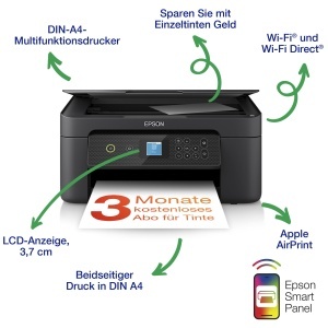 Imprimanta multifunctionala Epson Expression XP-3200, A4, wireless, compacta - Img 2