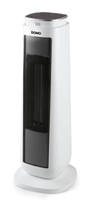 Incalzitor ceramic DOMO DO7347H cu temporizator - Design turn - 2000 W, alb/negru - Img 2