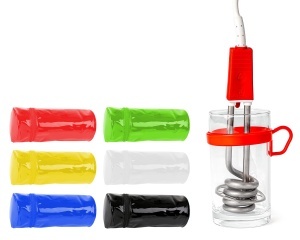 Incalzitor de apa portabil Rommelsbacher RTG 351 350W otel inoxidabil pahar din sticla termorezistenta 200 ml etui inclus