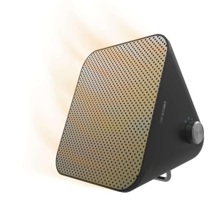 Incalzitor de masa ceramica Cecotec ReadyWarm 1500 Max Design ceramic. 1500 W, termostat reglabil si 3 moduri de functionare, suprafata de acoperire de 15m2