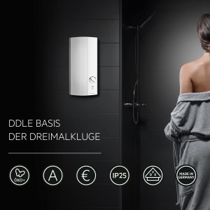 Incalzitor electronic de apa instantaneu AEG baza DDLE 27 kW, selectare continua a temperaturii prin 4 simboluri de aplicare, 4 simboluri de aplicare, conexiune fixa 400V, testat VDE, 222391 - Img 2