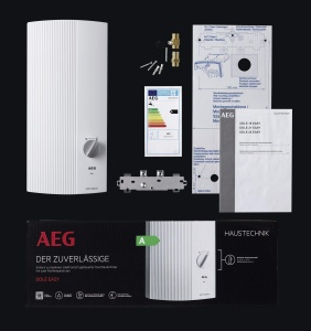 Incalzitor electronic de apa instantaneu AEG DDLE EASY 24 kW, selectare usoara a temperaturii prin 2 temperaturi fixe 42degC si 55degC. Conexiune fixa 400V, testat VDE, 228842 - Img 5