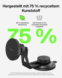 Incarcator auto Belkin BoostCharge Qi2, 15W, magnetic, negru - Img 8