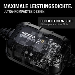 Incarcator auto NOCO GENIUS2D 2A 12V pentru baterii plumb-acid montare directa protectie supraincarcare - Img 3