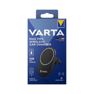 Incarcator auto wireless VARTA Mag Pro, 15 W, suport smartphone, negru - Img 2