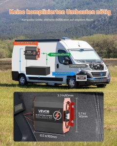 Incarcator DCDC VEVOR SDC-30A, 12V 30A, 375W, pentru plumb-acid si Lithium - Img 6