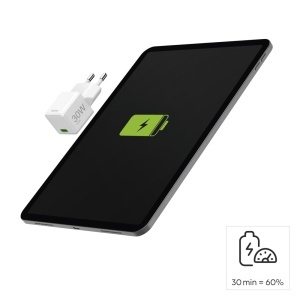 Incarcator rapid Hama 30W USB-C, suport Power Delivery, mini format alb - Img 4