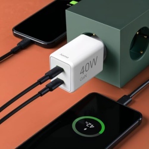 Incarcator rapid Hama 40W, 2x USB-C, alb, compact - Img 11