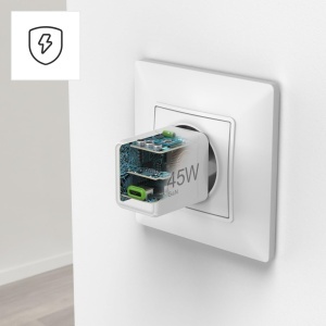Incarcator rapid Hama, 45W, USB-C, mini format alb - Img 8