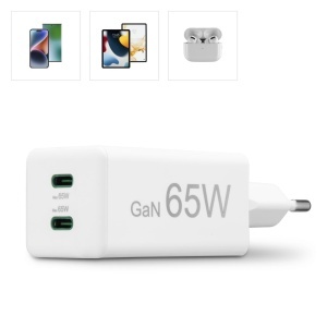 Incarcator rapid Hama 65W GaN, 2x USB-C, alb - Img 13