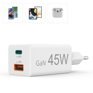 Incarcator Rapid Hama USB, 45W, Alb, Cu 2 Porturi USB-C si USB-A - Img 6