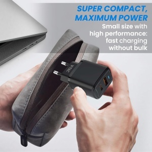 Incarcator rapid V-TAC 20W USB-C cu 2 porturi pentru iPhone si Samsung - Img 6