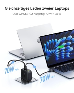 Incarcator USB-C Baseus Enerfill 140W, 4 porturi, compact, rapid - Img 3