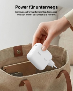 Incarcator USB C Belkin BoostCharge 100W, Alb, cu cablu de 1,5m - Img 9