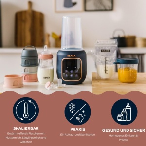 Incubator pentru biberoane BEABA Multi-Milk, 5 moduri, design premium, usor de utilizat - Img 3