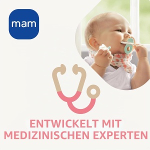 Inel de mestecat MAM, pentru bebelusi de la 2 luni, usor de utilizat, BPA si BPS free - Img 6
