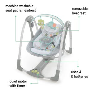 Ingenuity Swing and Go Portable Swing Tehnologie Hybridrive 5 Viteze - Img 2