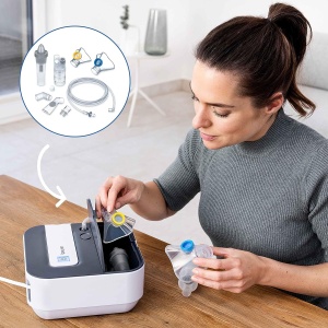 Inhalator Beurer IH 28 Pro Yearpack cu Masti din Silicon, Nasendusche si 10 Filtre - Img 4