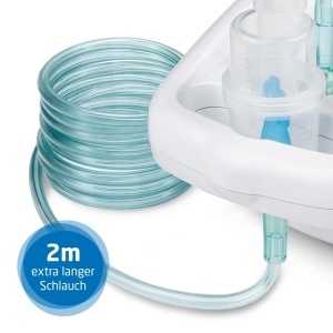 Inhalator Medisana IN 500, Inhalator cu mustiuc si masca pentru adulti si copii, Inhalator nebulizator pentru raceala sau astm cu accesorii suplimentare - Img 5