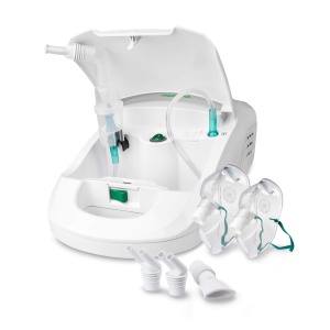 Inhalator Medisana IN 550 Inhalator cu mustiuc si masca pentru adulti si copii Inhalator nebulizator pentru raceli sau astm cu accesorii suplimentare