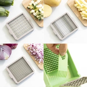 InnovaGoods Gemuseschneider 7-in-1 Multifunctional Verde Picioare Antialunecare - Img 9