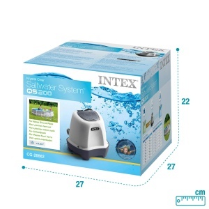 Intex 26662GS - Sistem de apa sarata Krystal generator de clor sarat pentru pompa de filtrare 1136-3785 lh pentru piscine mici de pana la 366 cm plast - Img 7