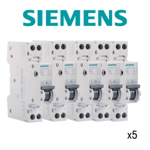 Intrerupator de Circuit SIEMENS, 16 A, 5 bucati, faza neutru - Img 4
