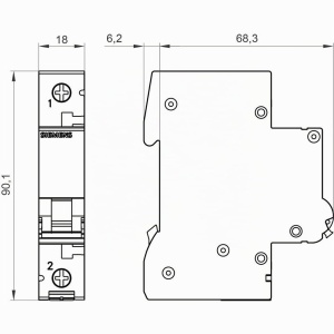 Intrerupator de protectie Siemens 5SL, montare usoara, pentru uz rezidential - Img 4