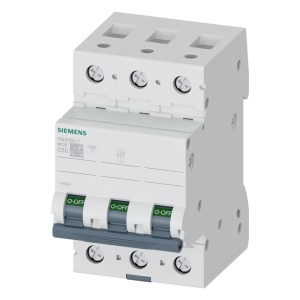 Intrerupator de suprasarcina Siemens 5SL6, 3 poli, 50A, 400V AC, 6 kA - Img 2