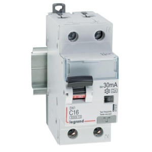 Intrerupator Diferential Legrand DX3, 16A, 30mA, 230VAC, 2TE - Img 2