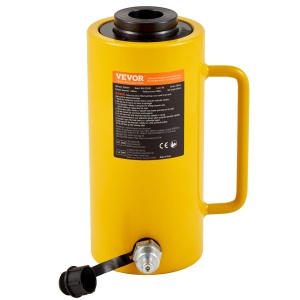 Jack hidraulic VEVOR 30T, 100 mm, portabil, galben